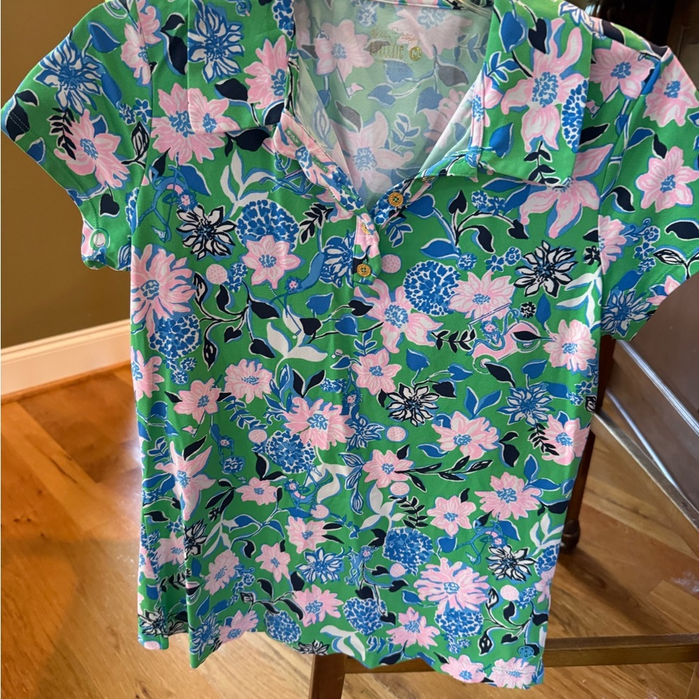 Lilly Pulitzer Luxletic Frida Polo